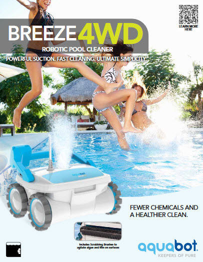 aquabot breeze 4wd robotic pool cleaner